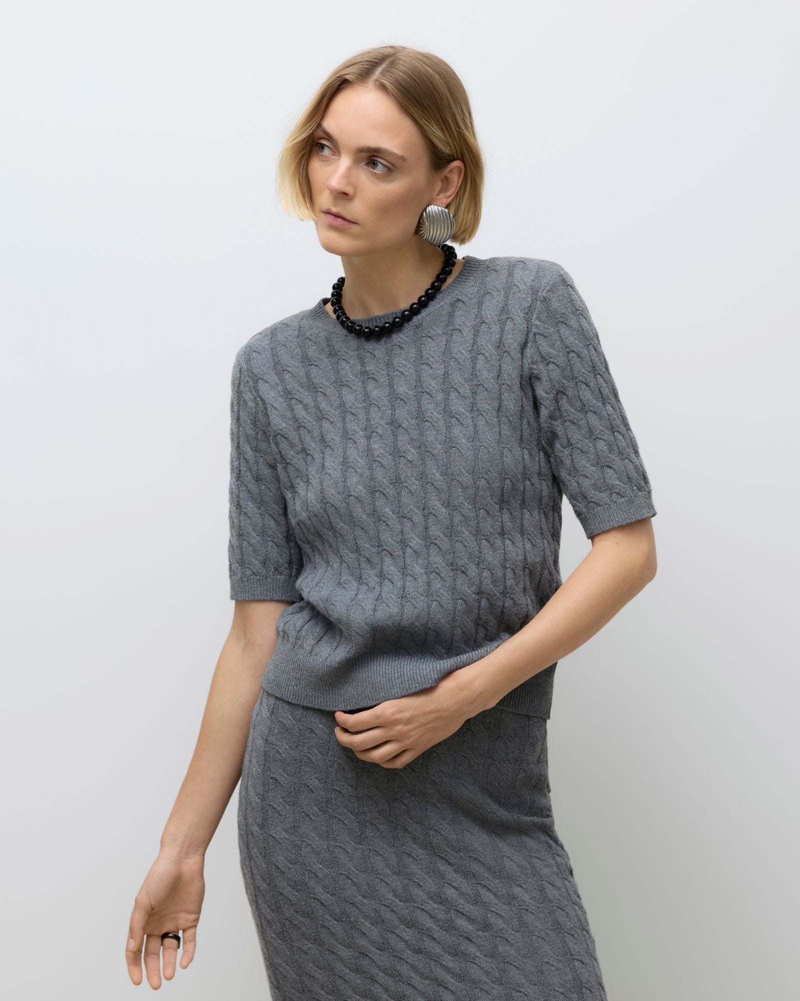 AWLORELLA COLLARED KNIT